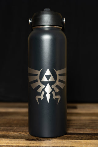 Legend of Zelda Triforce 40oz Insulated Water Bottle