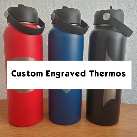 Custom Engraved Double Walled 40oz Thermos