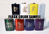 D20 Dice 8oz Hip Flask