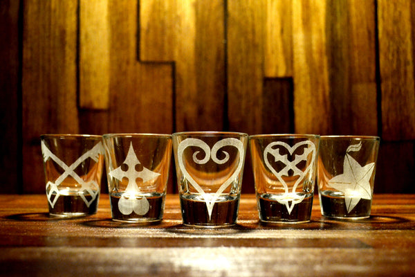 Kingdom Hearts Shot Glass Set of 5
